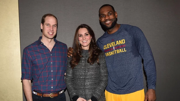 LeBron James z księżną Kate