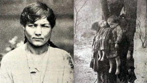 Marianna Dolińska i jej zamordowane dzieci. Zdjęcie zamieszczone w "Roczniku Psychiatrycznym"