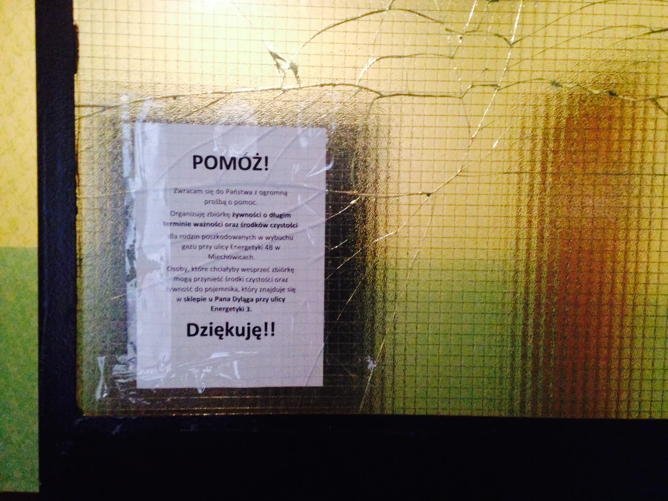 Po wybuchu ruszyła fala pomocy