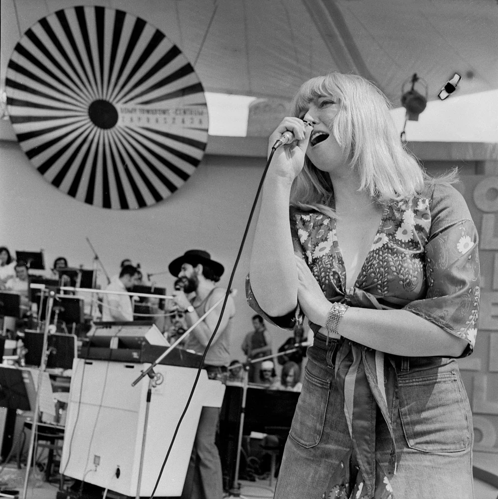 Maryla Rodowicz i Czesław Niemen na festiwalu w Opolu, 1975 r.