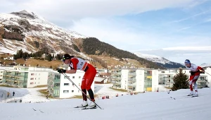 Justyna Kowalczyk w Davos