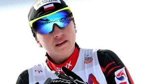 Justyna Kowalczyk w Davos