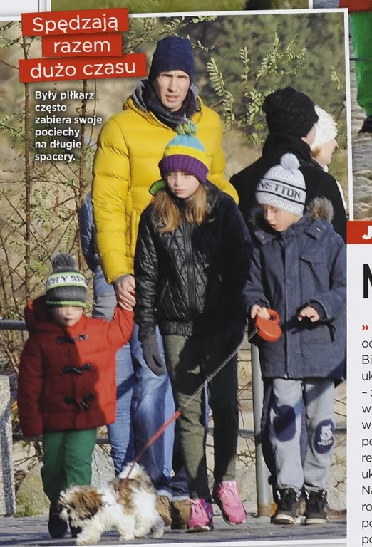 Jarek z dziećmi na spacerze (Źródło: "Show" nr 25 (163) 15 grudnia) Jarek z dziećmi na spacerze (Źródło: "Show" nr 25 (163) 15 grudnia)