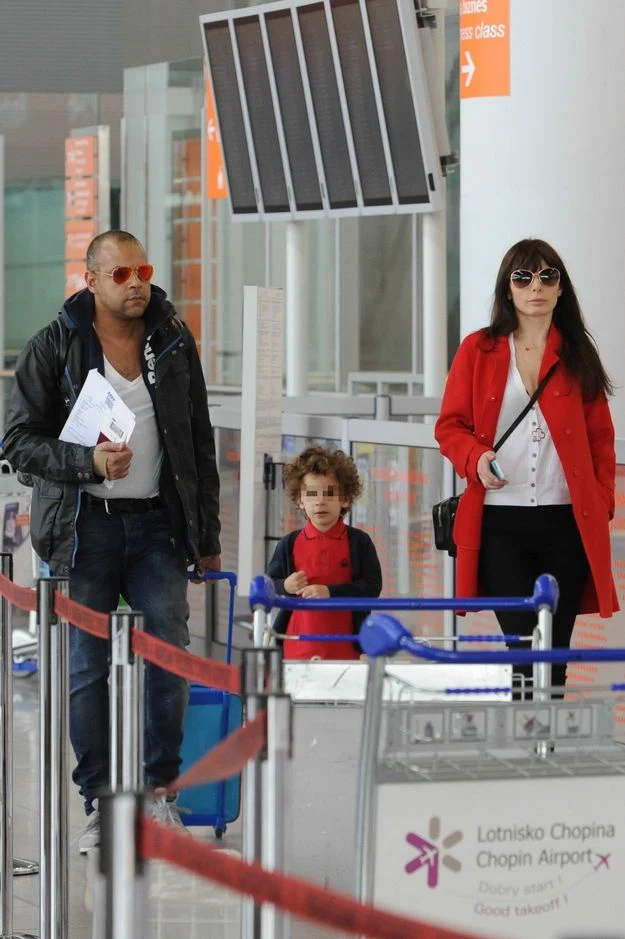 Agnieszka z Patrickiem i synkiem  Agnieszka z Patrickiem i synkiem