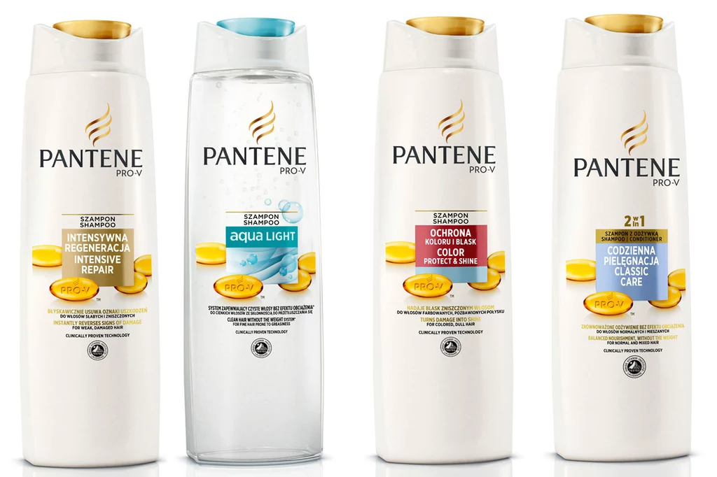 Pantene Pro-V: Szampony z nową formułą