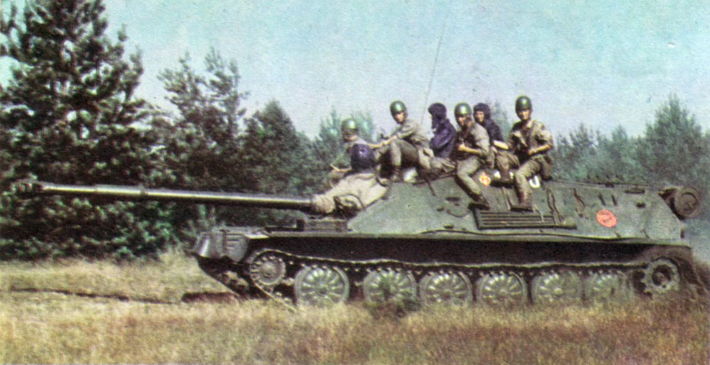 ASU-85 6. Pomorskiej Dywizji Powietrznodesantowej