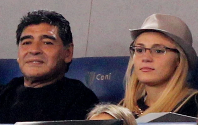 Diego Maradona z kochanką