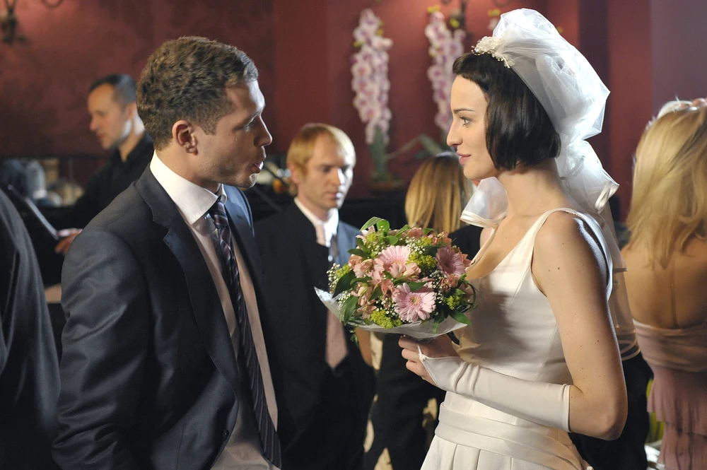 Andrzej Młynarczyk na planie "M jak miłość"