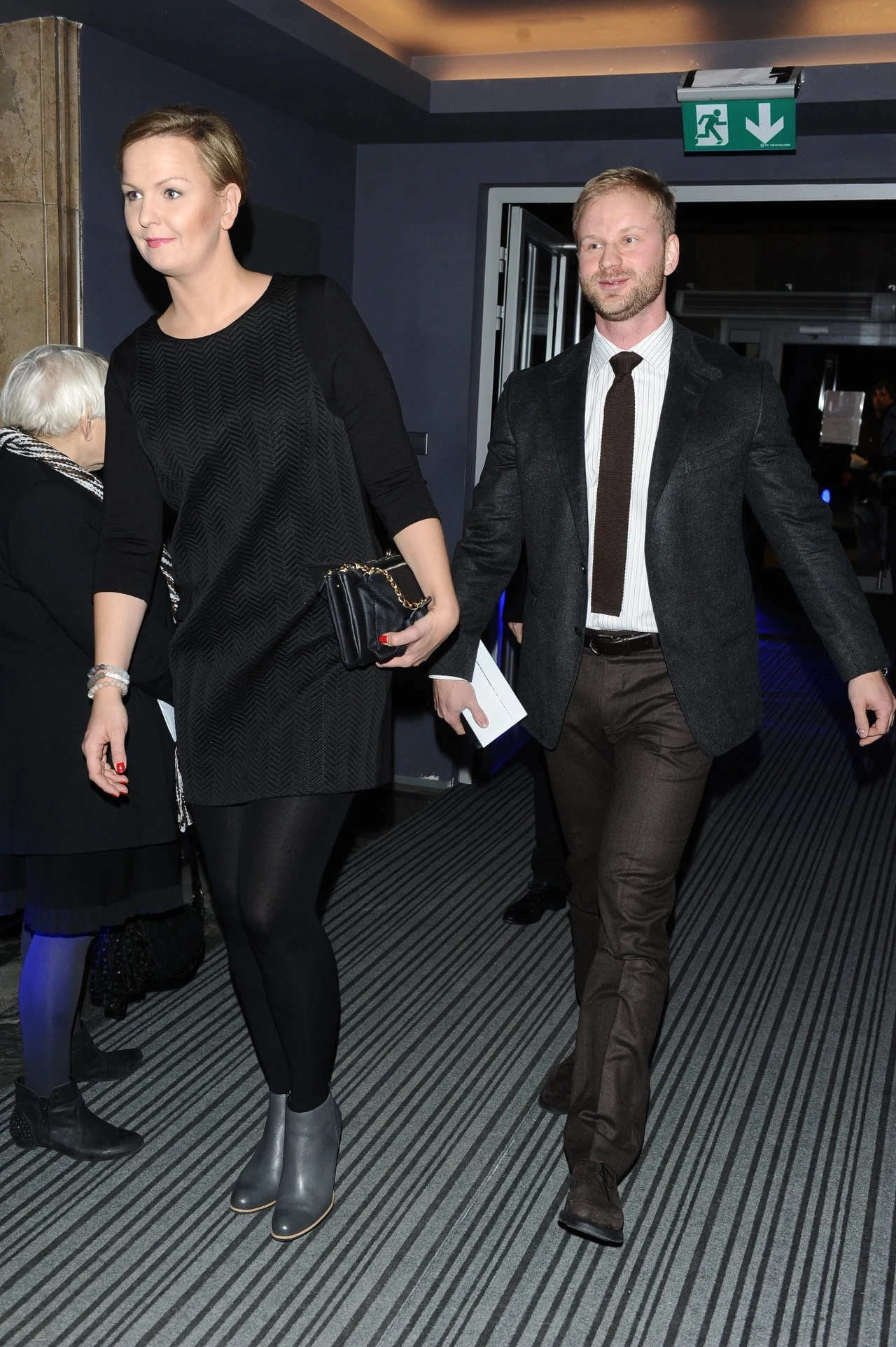 Otylia Jędrzejczak z przyjacielem