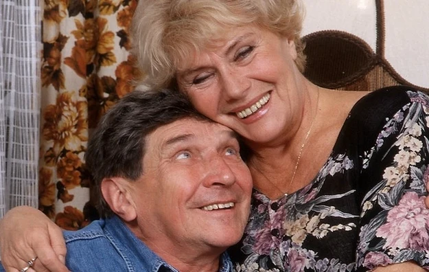 Teresa Lipowska z mężem