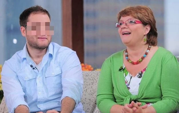Dorota Zawadzka z synem Pawłem w "Dzień dobry TVN"