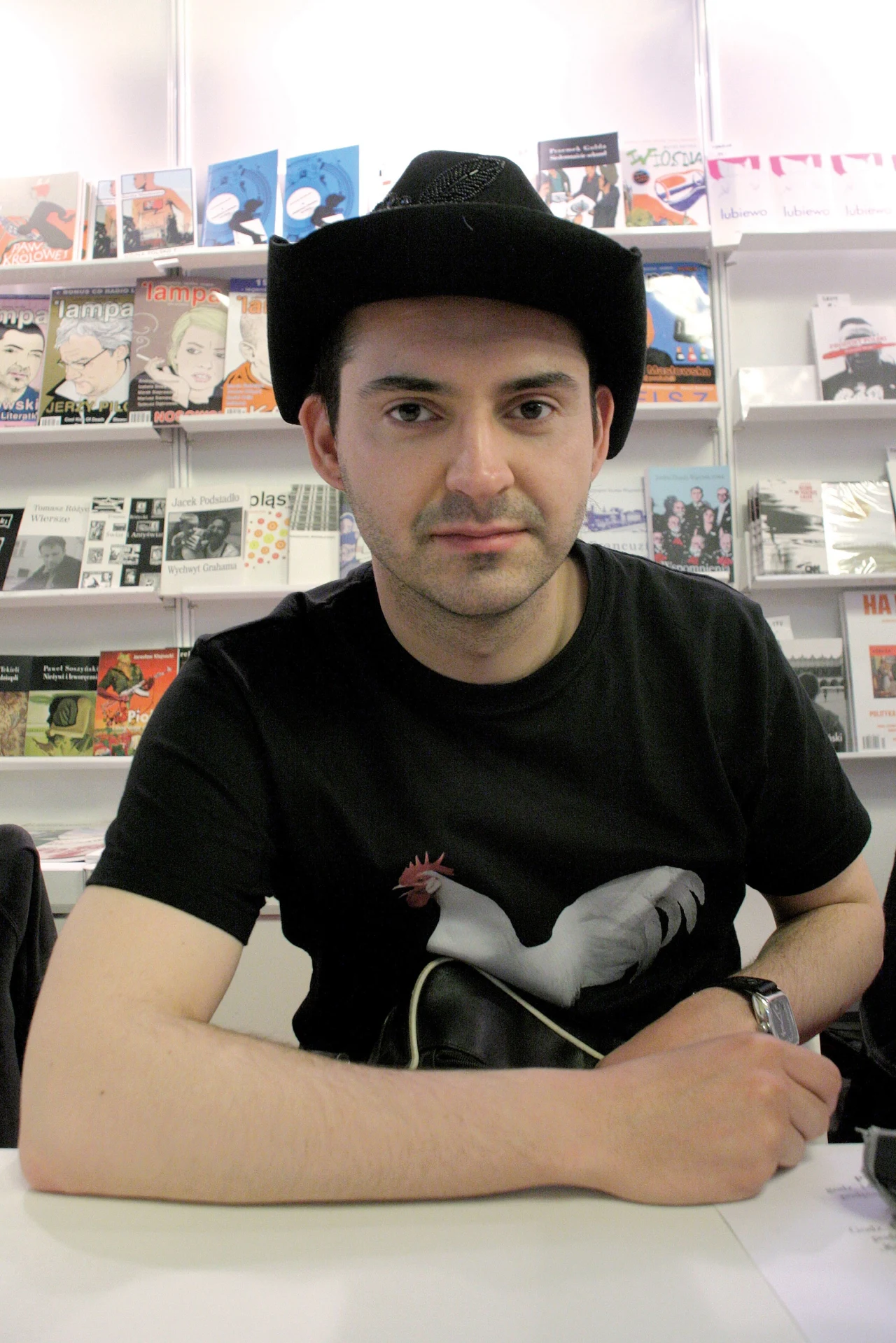 Michał Witkowski na początku swojej kariery, w 2005 roku Michał Witkowski na początku swojej kariery, w 2005 roku