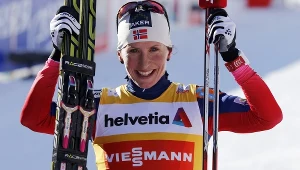 Marit Bjoergen po sobotnim triumfie w Davos