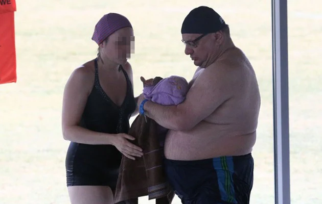 Ryszard Kalisz z synem i partnerką Igą Ryszard Kalisz z synem i partnerką Igą