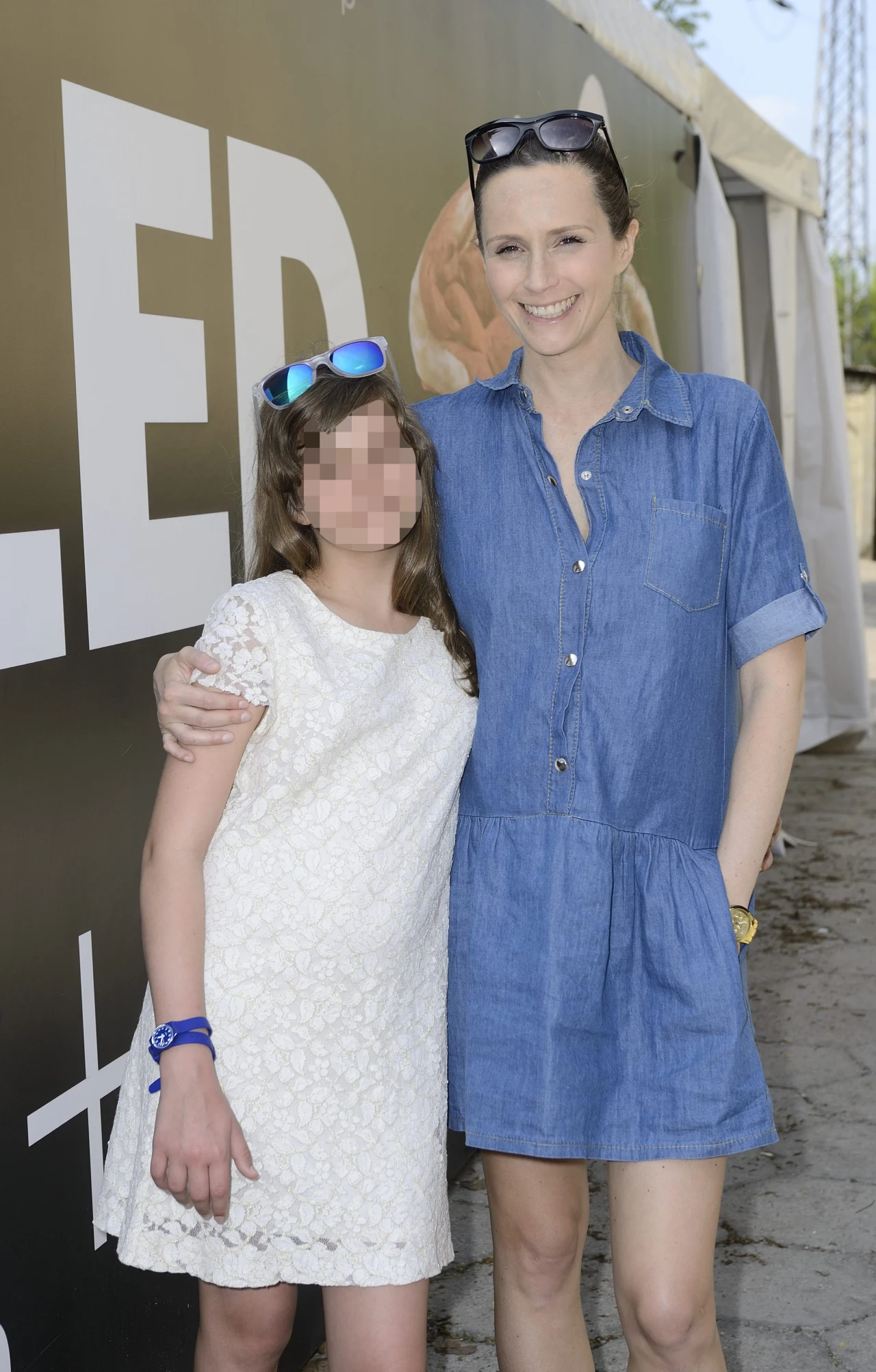 Monika Mrozowska ze starszą córką Monika Mrozowska ze starszą córką