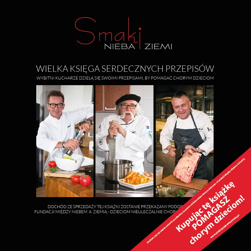 Przepis pochodzi z książki „Smaki Nieba i Ziemi – Wielka Księga Serdecznych Przepisów”. Przepis pochodzi z książki „Smaki Nieba i Ziemi – Wielka Księga Serdecznych Przepisów”.