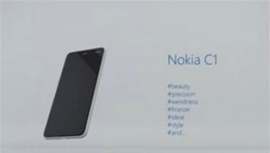 Nokia C1.   Fot. tech.163.com