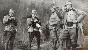  Od lewej: por. August Krasicki, chor. Józef Łepkowski, por. Merwin, por. Jan Skorobohaty-Jakubowski, kpt. Włodzimierz Zagórski.