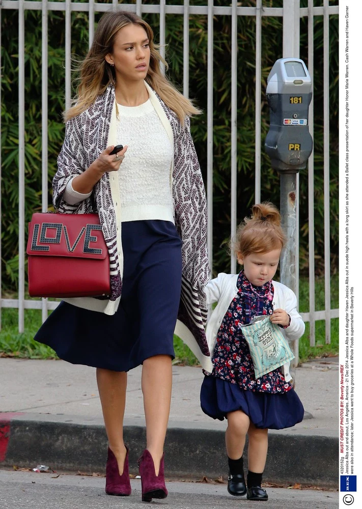 Jessica Alba z córką Jessica Alba z córką