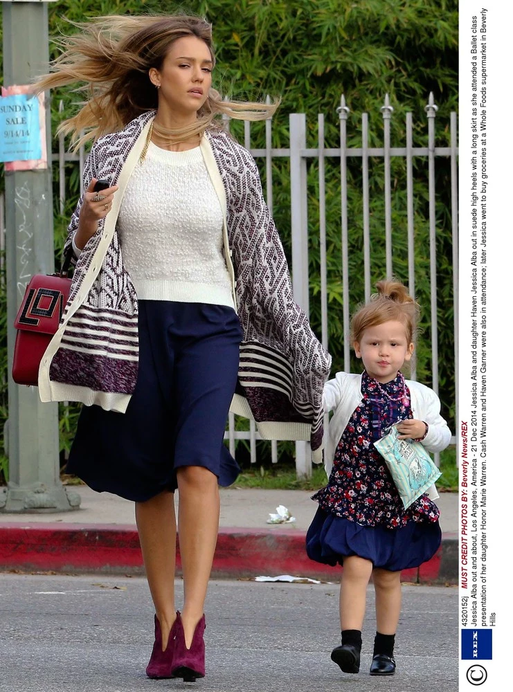 Jessica Alba z córką Jessica Alba z córką