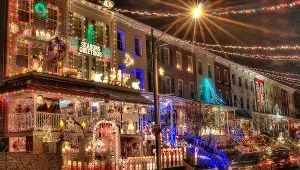 Dekoracje świąteczne w Baltimore (USA)