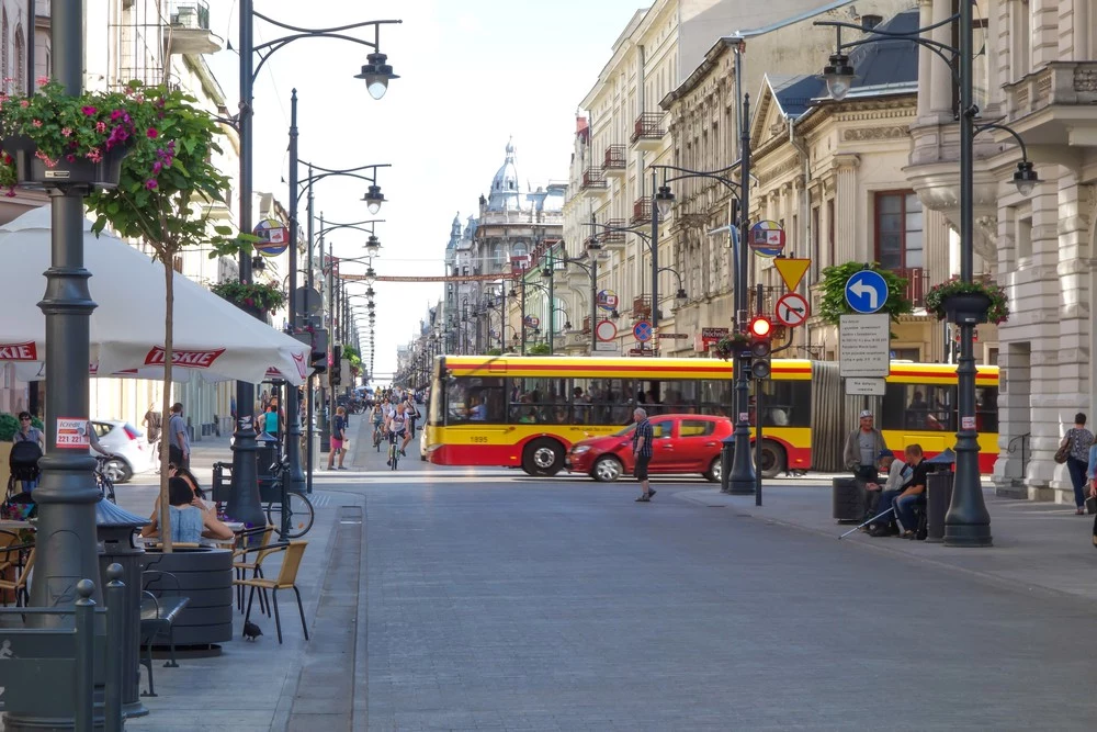 Ulica Piotrkowska w Łodzi