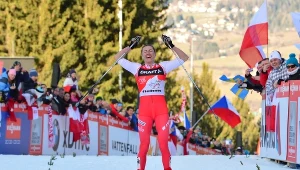Justyna Kowalczyk cztery razy wygrała Tour de Ski