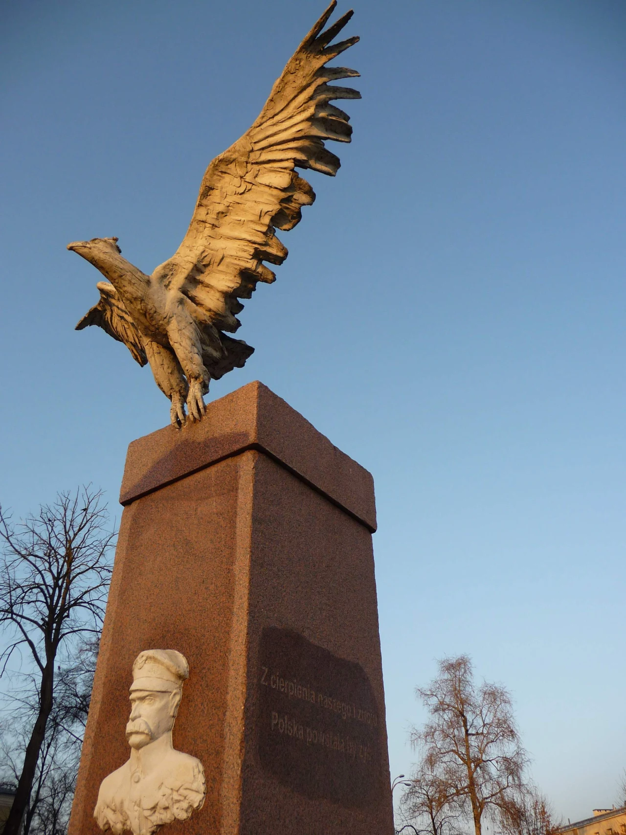 Pomnik Wolności - dedykowany Wyzwolicielom Miasta Skierniewice. W dniu 11 listopada 1918 r. członkowie Straży Ogniowej oraz Polskiej Organizacji Wojskowej rozbroili znajdujących się w mieście żołnierzy niemieckich. Tego samego dnia organizuje się pierwsza polska struktura zarządzająca miastem