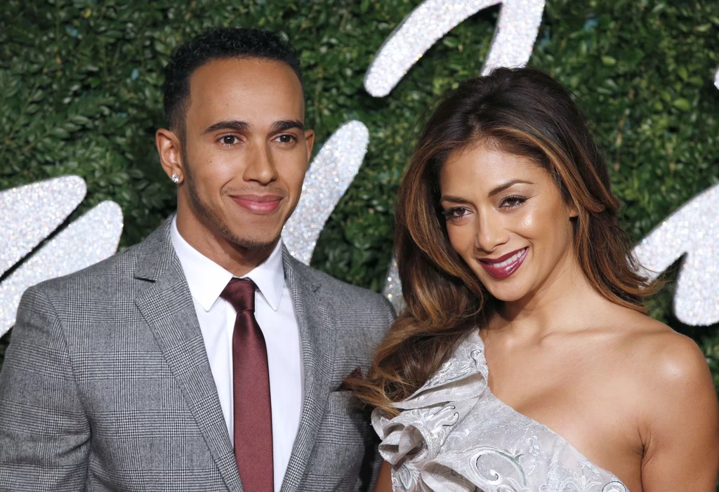 Lewis Hamilton z narzeczoną  Nicole Scherzinger