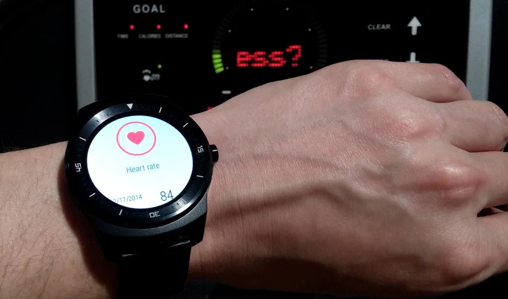 LG G Watch R zmierzy nasze tętno