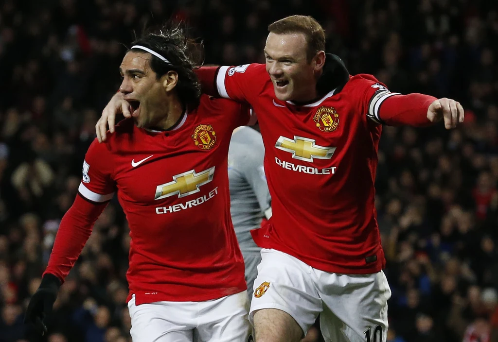 Radamel Falcao i Wayne Rooney Radamel Falcao i Wayne Rooney