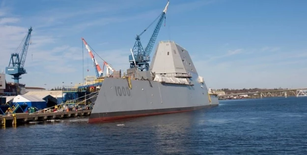 USS Zumwalt.  Fot. General Dynamics Bath Iron Works