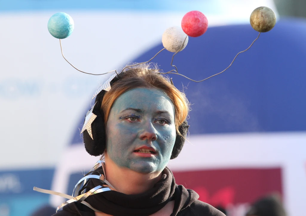 Uczestnicy biegu wykazali się sporą kreatywnością przy tworzeniu przebrań Uczestnicy biegu wykazali się sporą kreatywnością przy tworzeniu przebrań