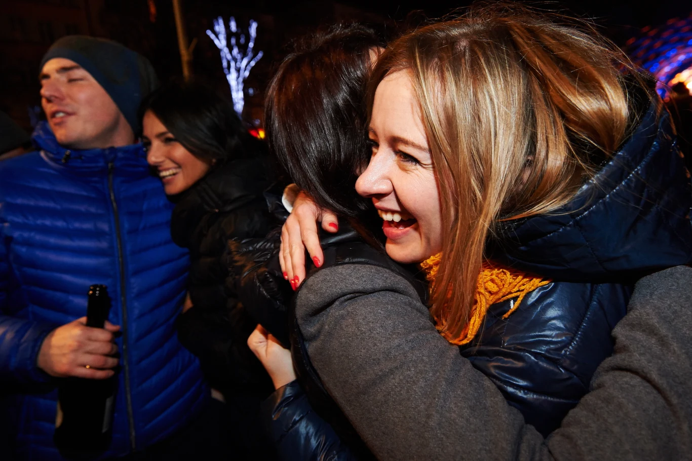 Noworoczne życzenia podczas koncertu Sylwester Polsatu 2014/2015 - Sylwestrowy Rejs Przebojów w sylwestrową noc w Gdyni