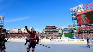 Po golu Aleksandra Owieczkina Washington Capitals prowadzili 2-0.