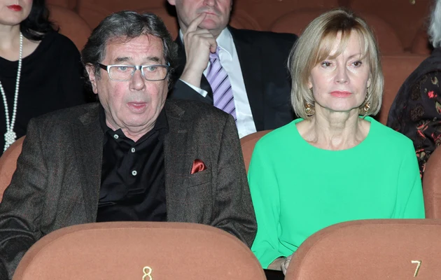 Janusz Gajos z żoną Janusz Gajos z żoną