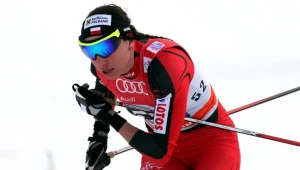 Justyna Kowalczyk w biegu na 3 km techniką dowolną, prologu zawodów narciarskiego cyklu Tour de Ski w niemieckim Oberstdorfie