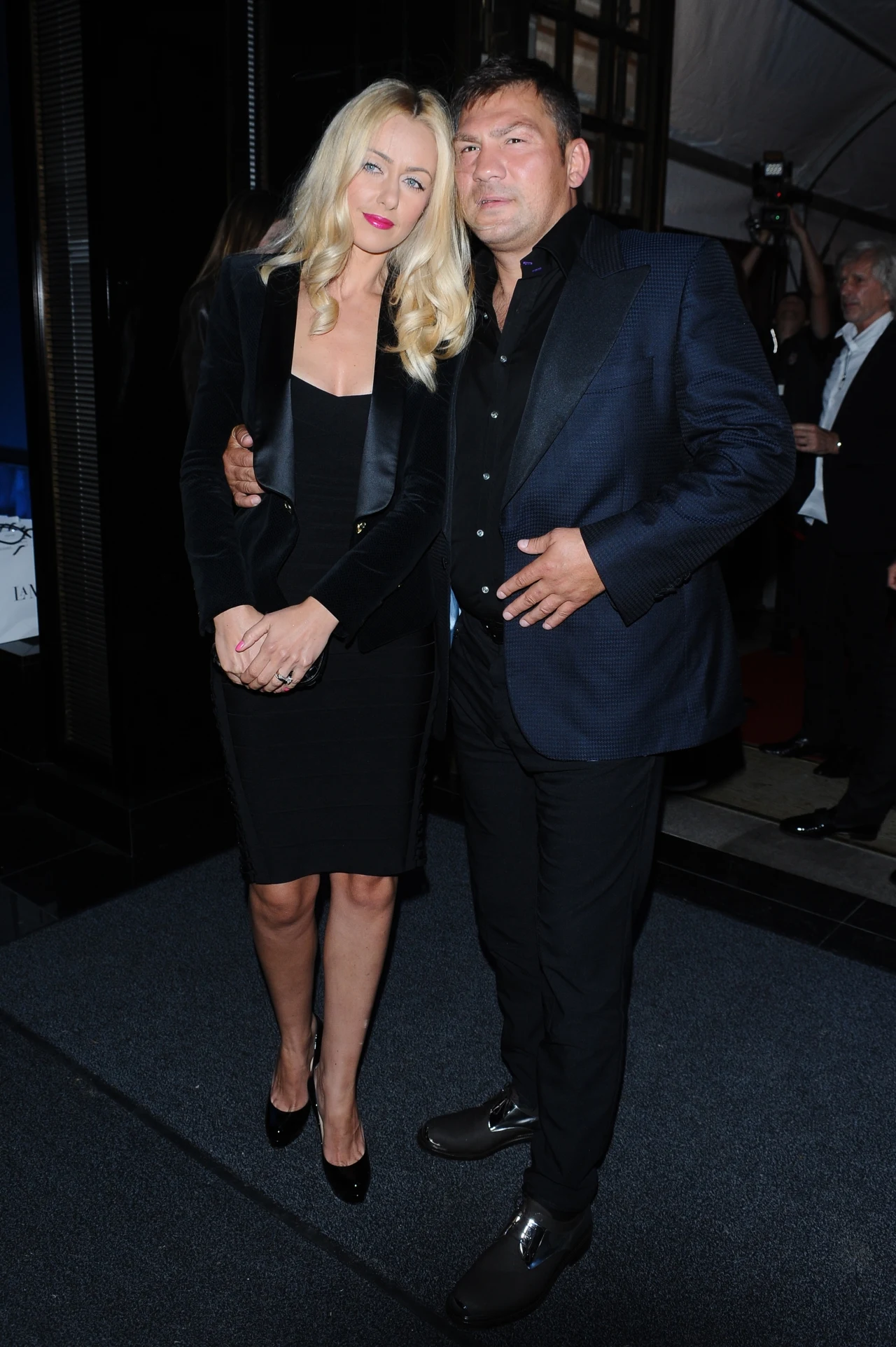 Dariusz Michalczewski z żoną Barbarą na pokazie Joanny Przetakiewicz Dariusz Michalczewski z żoną Barbarą na pokazie Joanny Przetakiewicz