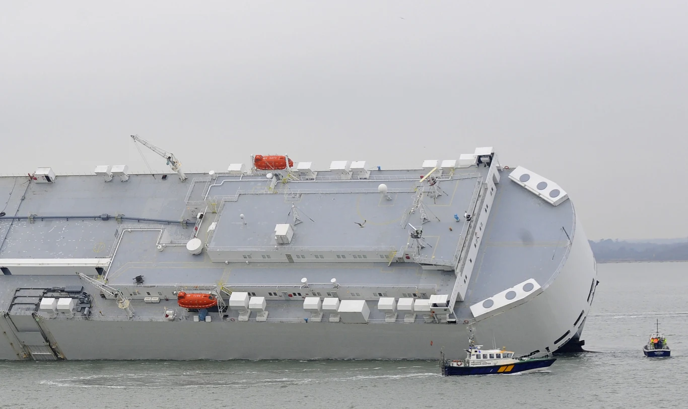 Samochodowiec na mieliźnie