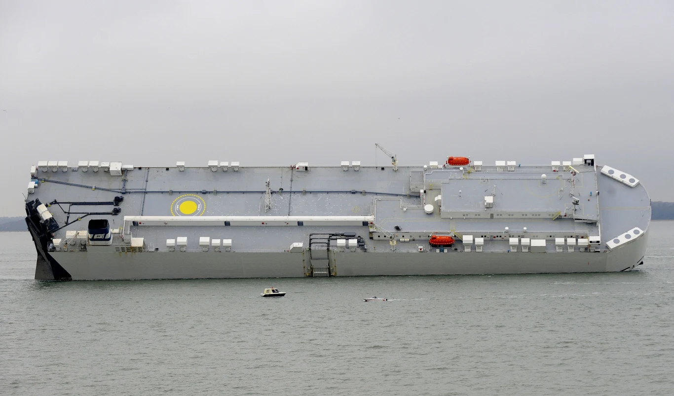 Samochodowiec na mieliźnie