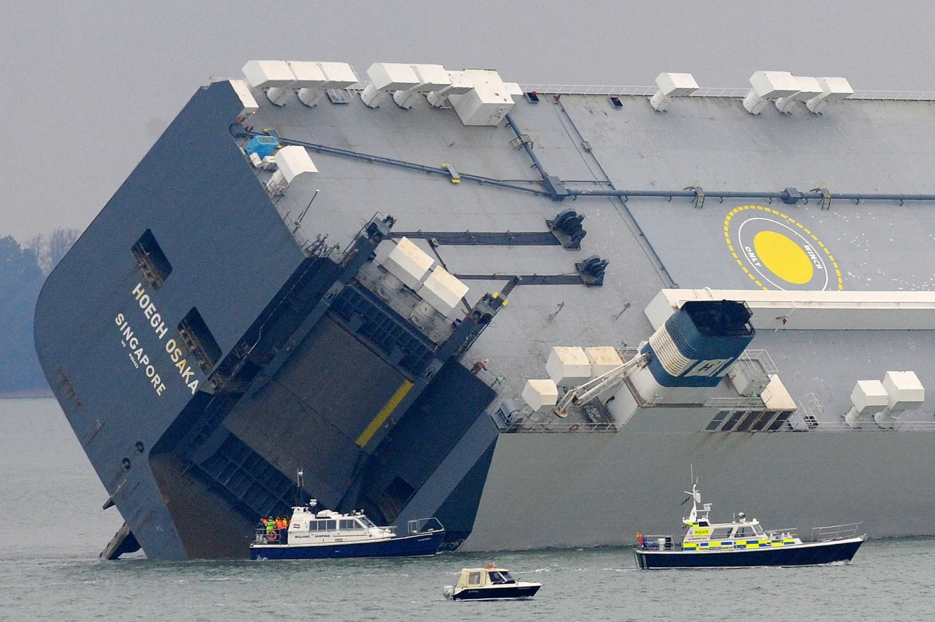 Hoegh Osaka na mieliźnie