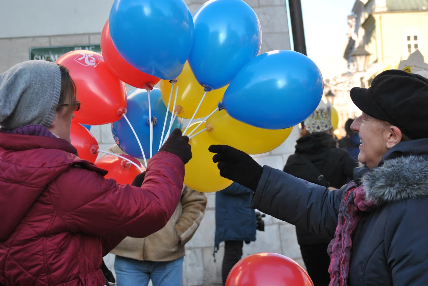 Orszak Trzech Króli w Krakowie zakończyła uroczysta prezentacja hymnu ŚDM 2016