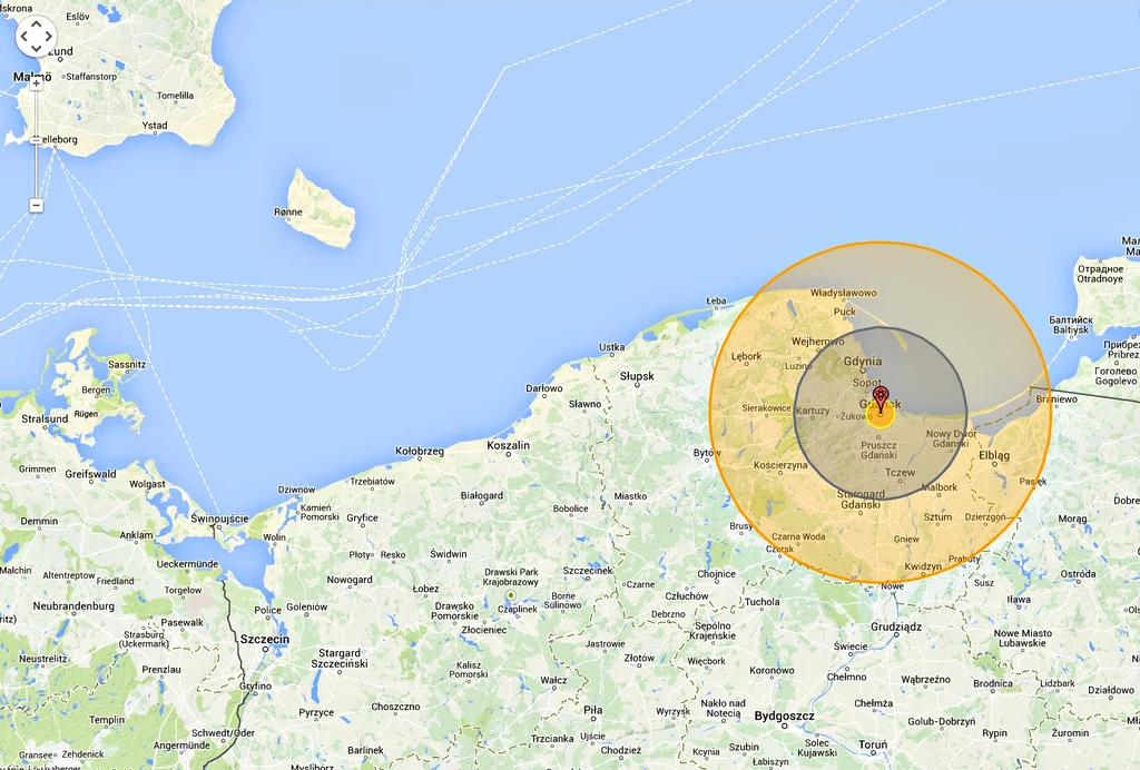 Car Bomba zdetonowana nad Gdańskiem. W strefie rażenia znalazły się tak odległe miejscowości jak Kwidzyn i Elbląg!