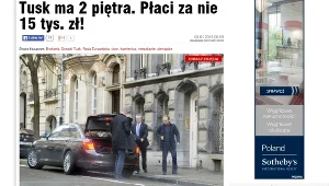 "Fakt" prezentuje zdjęcia kamienicy, w której Tusk mieszka w Brukseli