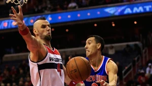 Marcin Gortat (z lewej)