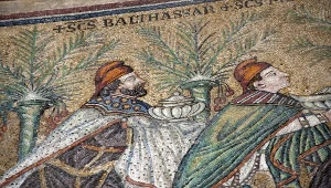 Trzej Królowie - mozaika w Rawennie