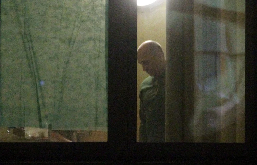 Kazimierz Marcinkiewicz przy łóżku Isabel 