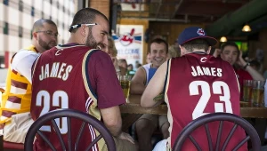 Kibice LeBrona Jamesa