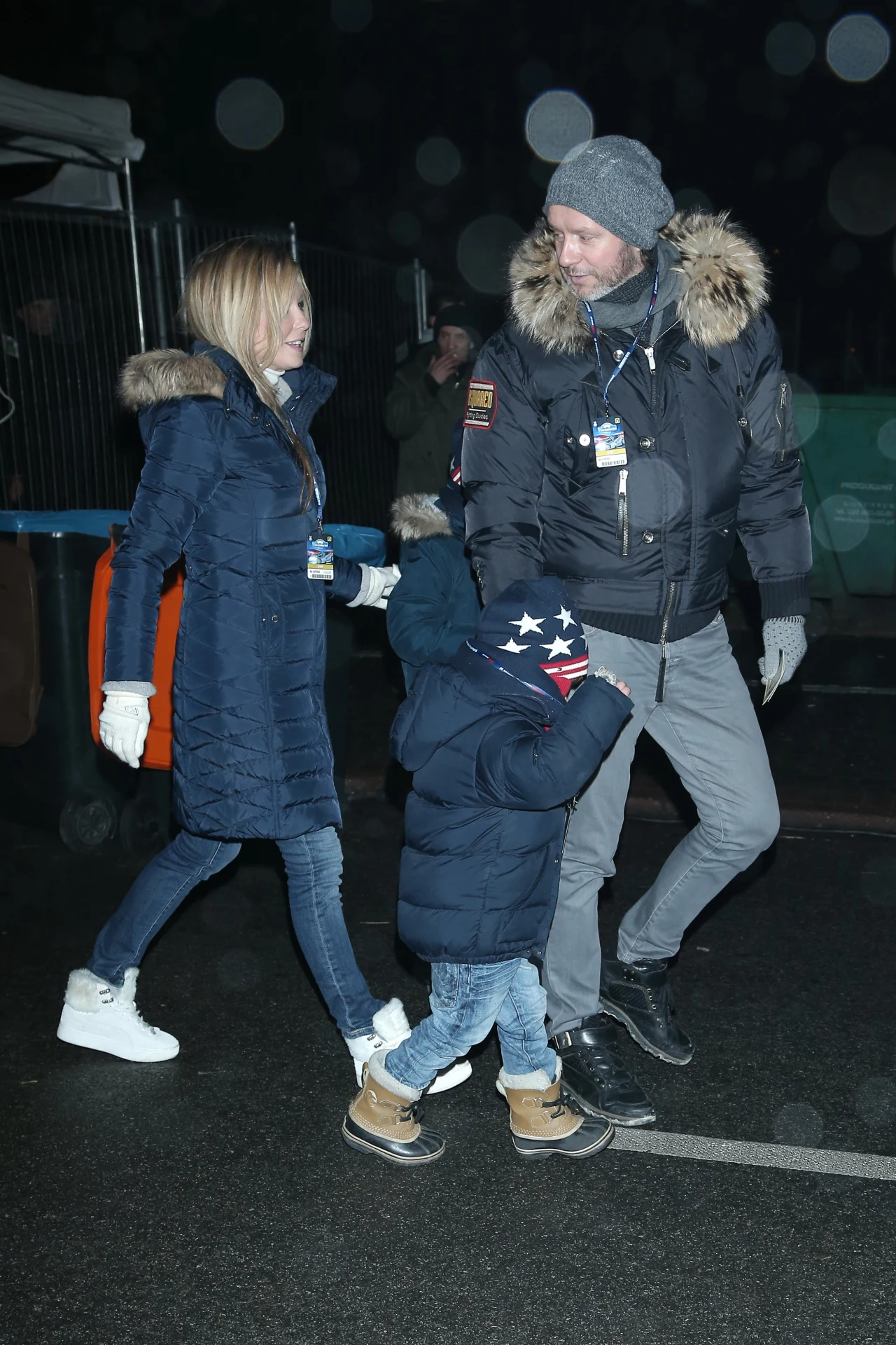 Rozenek i Majdan z dziećmi