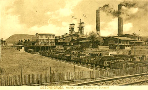 1 Kopalnia „Giesche” na zdjęciu archiwalnym. Źródło: www.incubator.wikimedia.org